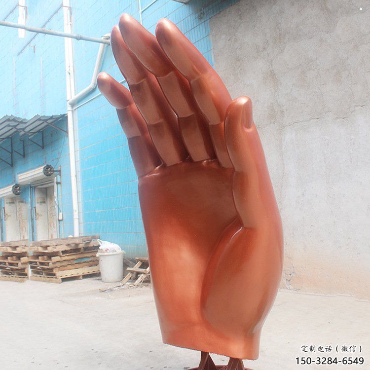 手指雕塑精選，市標雕塑，不銹鋼手指雕塑廠家
