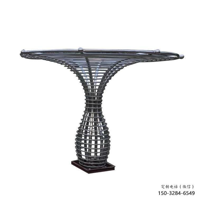 遮陽(yáng)樹雕塑常用，鋼管組合，景觀鏤空遮陽(yáng)樹雕塑定價(jià)