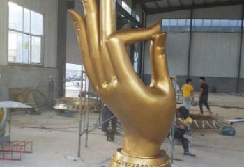 現(xiàn)代佛手雕塑