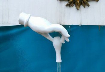 手雕塑服務(wù)商，公園小品，地產(chǎn)手捏瓶子雕塑廠家