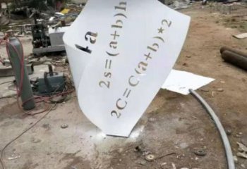 書卷雕塑預(yù)定，美陳雕塑，不銹鋼書卷雕塑廠家選用