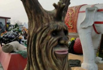 仿真樹雕塑優(yōu)選，小區(qū)擺件，玻璃鋼仿真樹雕塑生產(chǎn)商