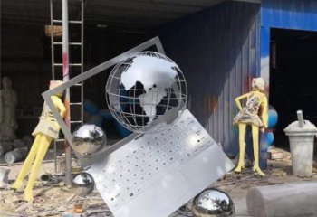 商業(yè)街電腦雕塑