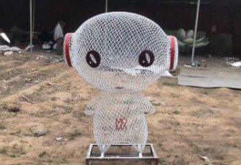 鏤空人物雕塑廠(chǎng)家，編織工藝，公園廣場(chǎng)戶(hù)外卡通人物雕塑