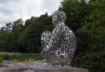 房地產字母雕人物塑，仿古景觀雕塑，噴砂制造