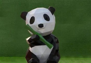 熊貓雕塑常用，動(dòng)物組合，景觀卡通熊貓雕塑廠家