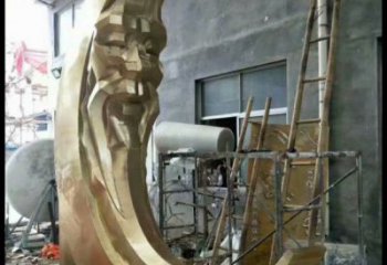 月神雕塑精選，街頭藝術，不銹鋼月神雕塑承接