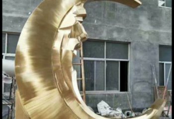 月神雕塑選用，美陳雕塑，不銹鋼月神雕塑標準廠家