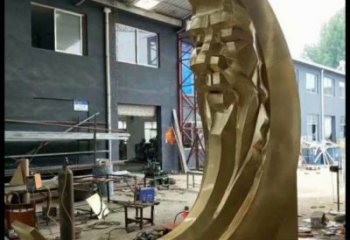 月神雕塑制造商，酒店擺件，不銹鋼月神雕塑定制