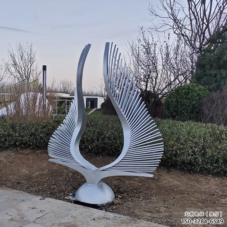 幼兒園翅膀雕塑，鐵藝文化雕塑，鑄造制作