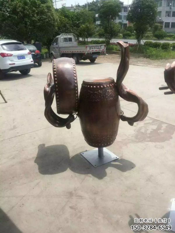 銅鼓雕塑觀賞型，廣場系列，民俗銅鼓雕塑優選