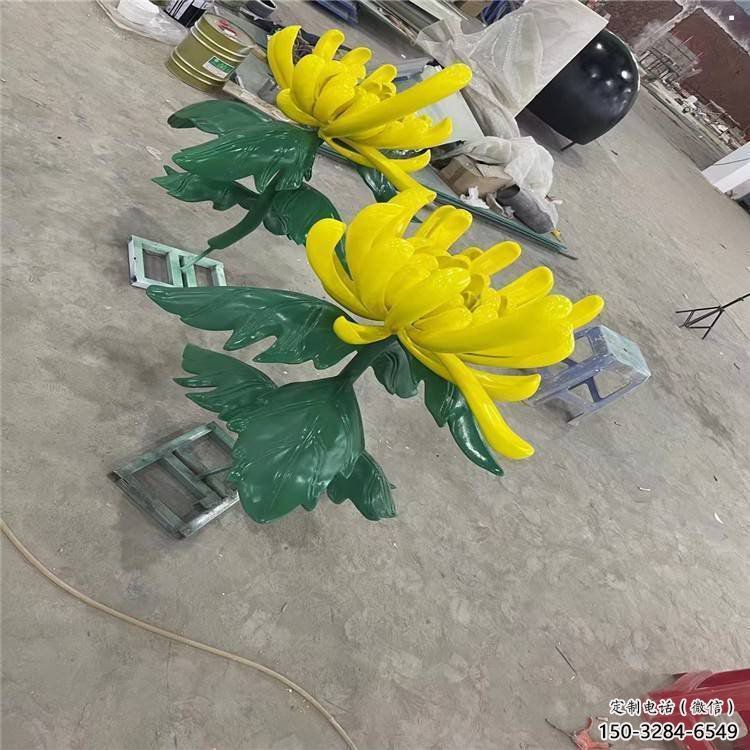 長樂景區菊花雕塑優選，圓雕體系，城市菊花雕塑選定