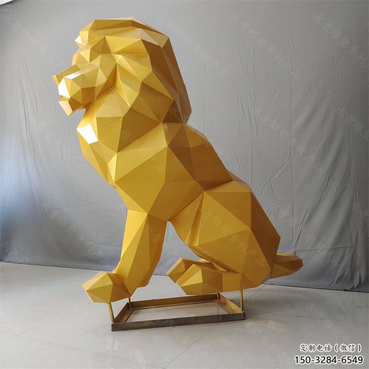 廈門獅子雕塑服務(wù)商，動物雕塑，不銹鋼獅子雕塑制作