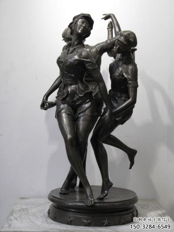 寧德住宅小區(qū)跳舞雕塑