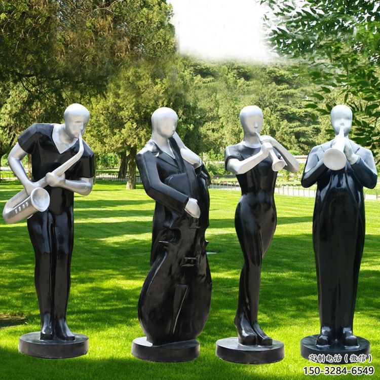 韶關(guān)公園吹拉彈唱雕塑