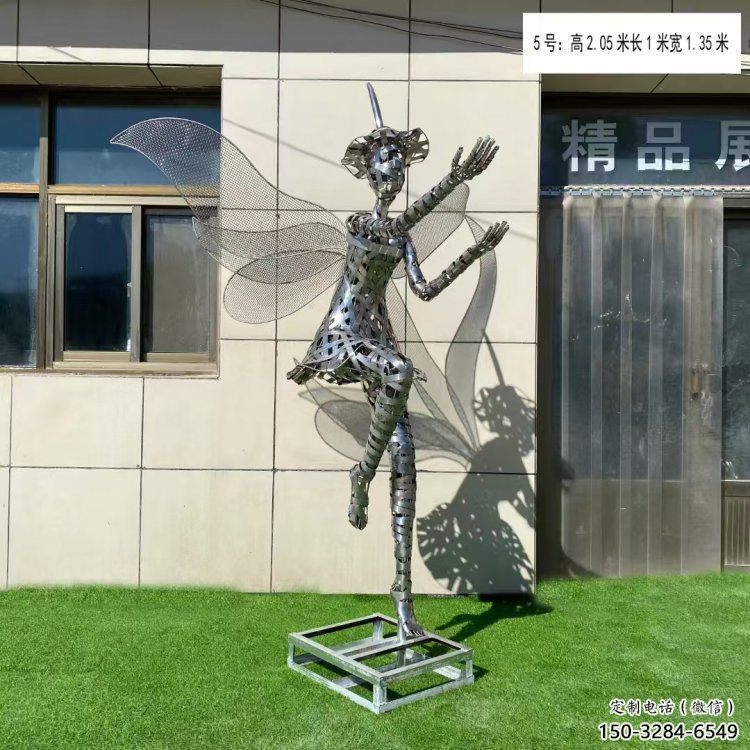 湛江現(xiàn)代鏤空舞者雕塑承接，歐式風格，鐵藝跳舞雕塑精選