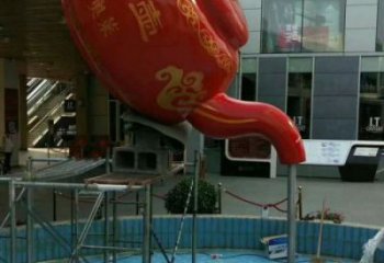 廈門鐵藝水景天壺雕塑，噴泉雕塑，抽象天壺雕塑制作
