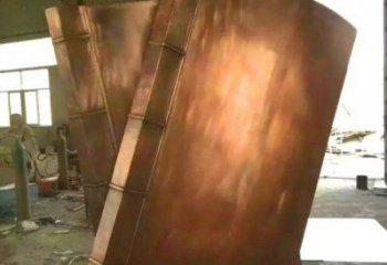 三明鑄銅書籍供應，街景小品，銅書籍雕塑廠家優價