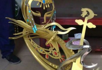 嘉峪關(guān)公園臉譜雕塑