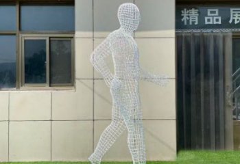 蘭州鏤空運動員雕塑服務商，美陳雕塑，鐵藝體育人物雕塑精選