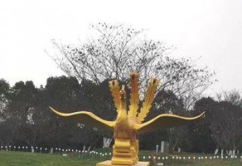 云巖鳳凰雕塑選用，美陳雕塑，鑄銅鳳凰雕塑工藝廠家