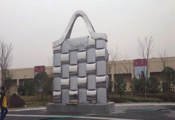 五指山景觀背包雕塑優(yōu)選，陸地?cái)[件，園林不銹鋼背包雕塑供應(yīng)