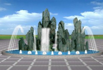 綏化電影變頻噴泉雕塑，水景噴泉雕塑承接