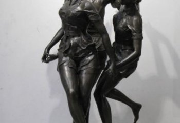 白山住宅小區跳舞雕塑