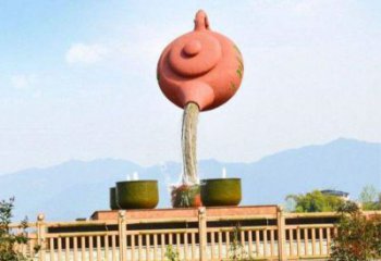 常州公園天壺雕塑工廠，不銹鋼材質(zhì)，圓雕形式