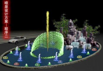 玄武旱地漂浮噴泉雕塑，水景藝術噴泉雕塑生產商