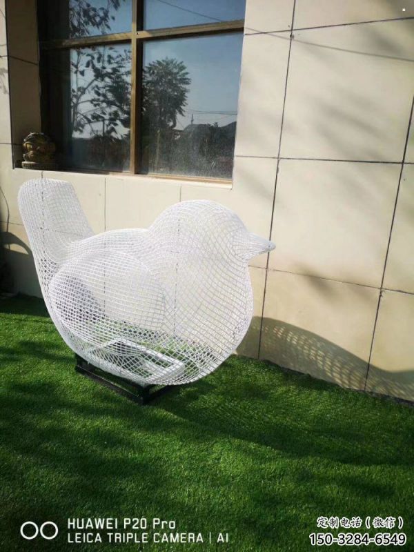 營口鏤空鳥雕塑供需，透雕系列，鐵藝小鳥雕塑制造商