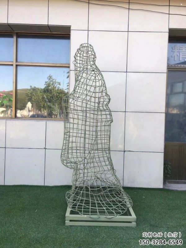 萬柏林鏤空孔子雕塑服務(wù)商，景觀雕塑，鐵藝校園人物雕塑選定