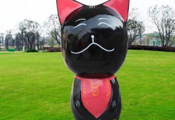 同心廣場(chǎng)小貓雕塑，動(dòng)物擺件，仿古工藝