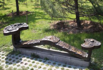 同心景觀如意雕塑優(yōu)選，陸地擺件，園林如意雕塑供應(yīng)