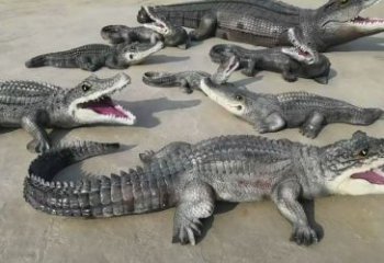 城東園林鱷魚雕塑