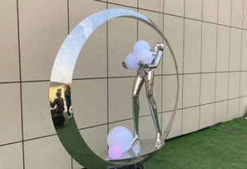 陽(yáng)泉仙子雕塑展品，公園小品，景觀圓環(huán)仙子雕塑生產(chǎn)商