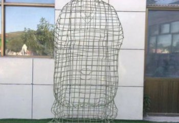 西安鏤空孔子雕塑訂做，景區(qū)雕塑，鐵藝古代人物雕塑定價