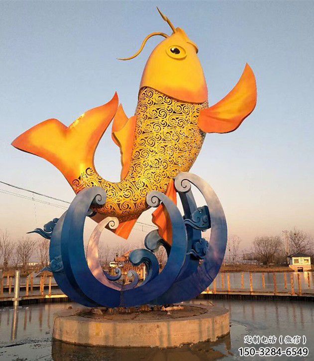 昌都園林鯉魚雕塑