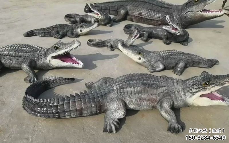 臺州園林鱷魚雕塑