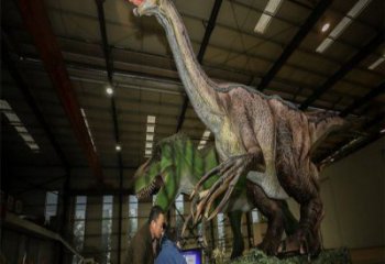 那曲戶外恐龍雕塑通用，多彩藝術，景觀玻璃鋼恐龍雕塑供應