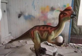 曲水抽象恐龍雕塑制造，動物雕塑，玻璃鋼恐龍雕塑展品