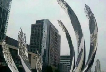 那曲地面噴泉雕塑小品，圓環結構概念，旱地水景噴泉體系